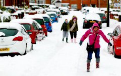 歐洲三月降罕見(jiàn)大雪 多國(guó)交通系統(tǒng)成重災(zāi)區(qū)(圖